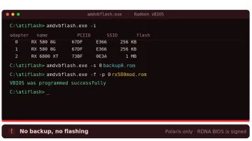 amdvbflash (ATIFlash): как прошить BIOS видеокарты AMD для майнинга