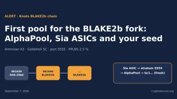 Knots BLAKE2b chain: what happened to the first pool, and why you never import a seed for BTCB2